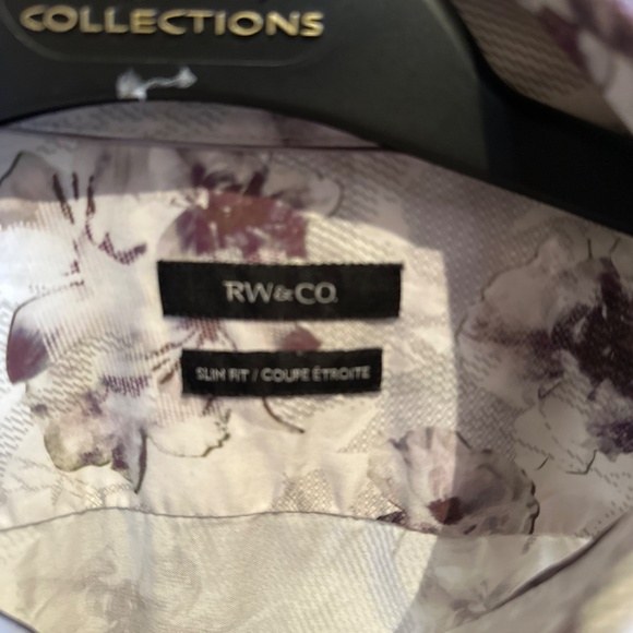 RW Co Dress Shirt XL Slim Fit - Picture 2 of 2